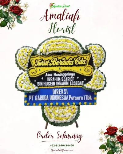 Papan Bunga Duka di Wangunsari