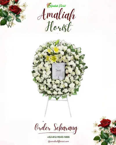 Krans Bunga Duka Cita di Wangunsari